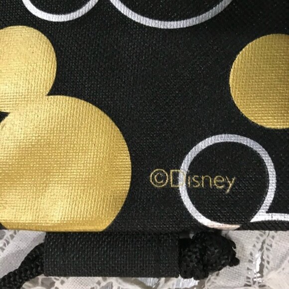 Black and gold Mickey Mouse drawstring bag‎ - Picture 2 of 5